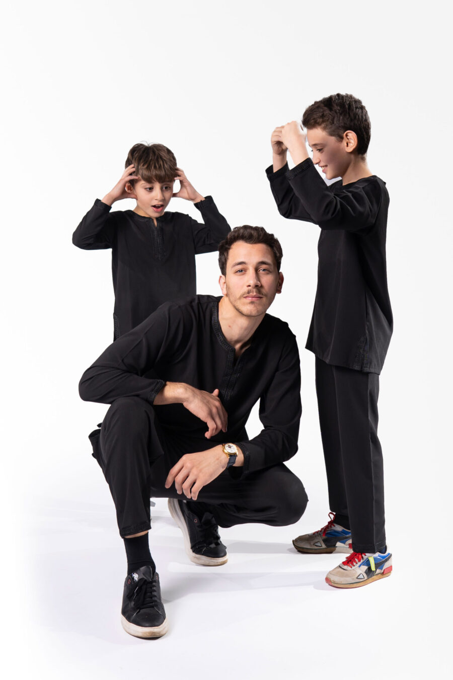 Pack Special جبادور أسود Homme + Enfant