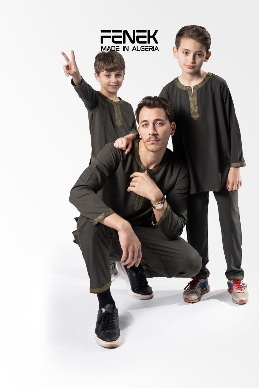 Pack Special جبادور أخضر Homme + Enfant