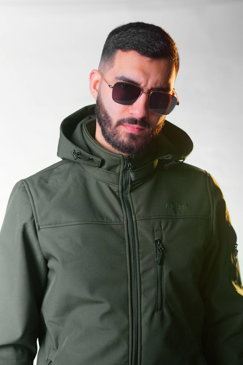 Veste Imperméable Vert