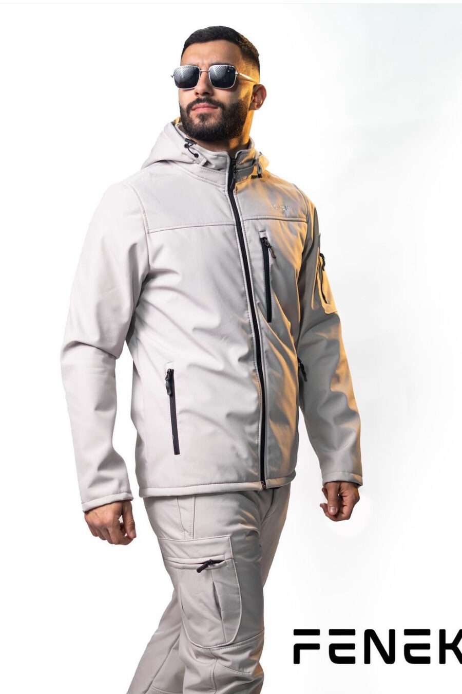 Veste Imperméable Gris