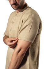 Ensemble Lin Beige (Pantalon + Chemise) - Image 3